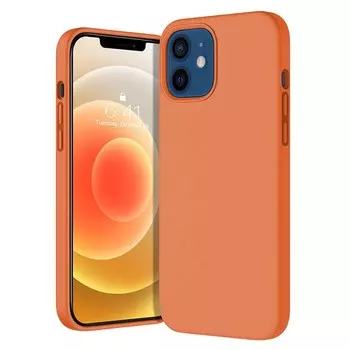 Чехол Krutoff для iPhone 12 / 12 Pro Silicone Case Orange 11140