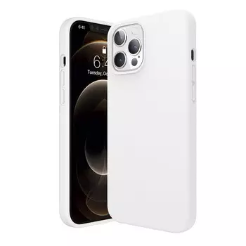 Чехол Krutoff для iPhone 12 Pro Max Silicone Case White 11151