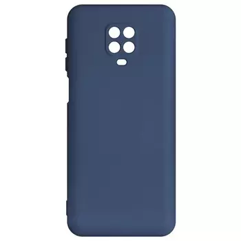 Чехол Krutoff для Redmi Note 9 Pro / 9S Silicone Case Blue 12529