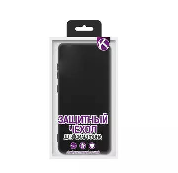 Чехол Krutoff для Xiaomi Redmi 10 Soft Case Black 09673