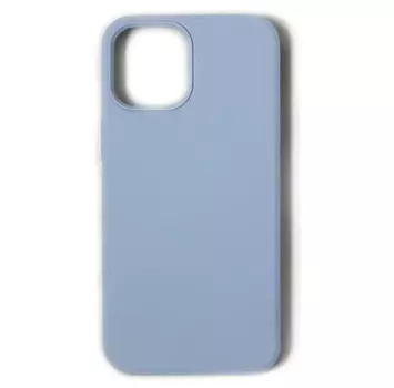 Чехол Luazon для APPLE iPhone 12 Pro Max Soft-touch Silicone Light Blue 6248019
