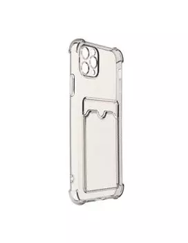 Чехол LuxCase для APPLE iPhone 11 Pro Max TPU с картхолдером 1.5mm Transparent-Grey 63551