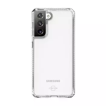 Чехол-накладка антибактериальный ITSKINS HYBRID CLEAR для Samsung Galaxy S21 FE, прозрачный