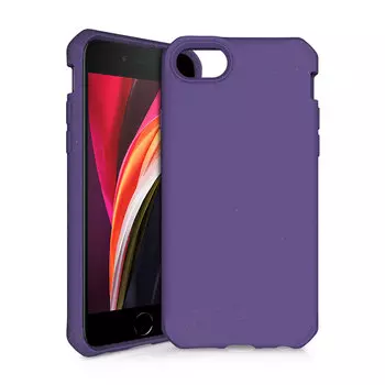Чехол-накладка ITSKINS FERONIA BIO TERRA для iPhone SE (2020)/7/8, фиолетовый