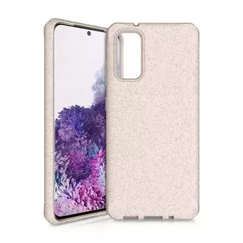 Чехол-накладка ITSKINS FERONIA BIO TERRA для Samsung Galaxy S20, бежевый