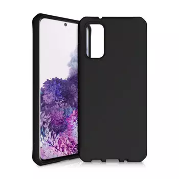 Чехол-накладка ITSKINS FERONIA BIO TERRA для Samsung Galaxy S20, чёрный