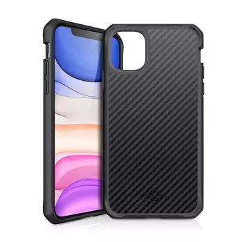 Чехол-накладка ITSKINS HYBRID CARBON для Apple iPhone 11 6,1" чёрный