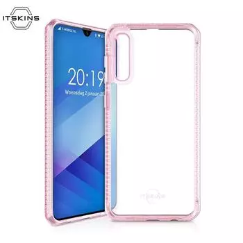 Чехол-накладка ITSKINS HYBRID CLEAR для Samsung Galaxy A50/A30s светло-розовый/прозрачный