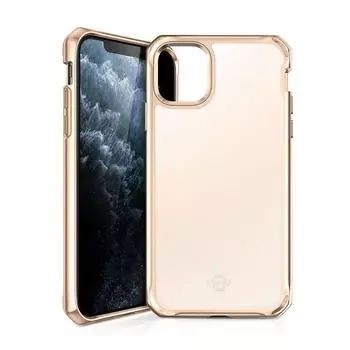 Чехол-накладка ITSKINS HYBRID GLASS ( Iridium ) для Apple iPhone 11 6,1" золотой
