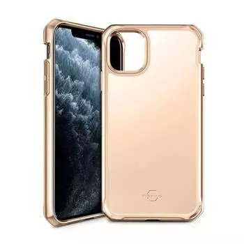 Чехол-накладка ITSKINS HYBRID GLASS ( Iridium ) для Apple iPhone 11 Pro 5,8" золотой