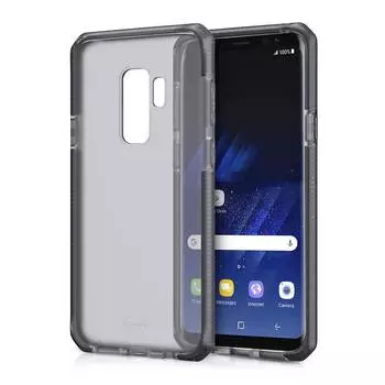 Чехол-накладка ITSKINS SUPREME FROST для Samsung Galaxy S9 plus серый/чёрный