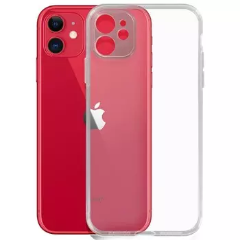 Чехол-накладка Krutoff Clear Case для iPhone 11 с защитой камеры
