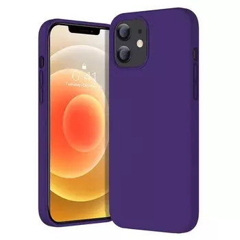 Чехол-накладка Krutoff Silicone Case для iPhone 12 mini (purple) 36