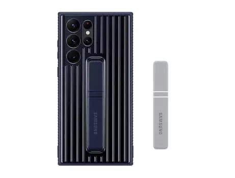 Чехол-накладка Samsung EF-RS908CNEGRU Protective Standing Cover для Galaxy S22 Ultra, темно-синий
