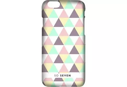 Чехол-накладка So Seven Grpahic Pastel для Apple iPhone 7/8 Plus принт Triangle