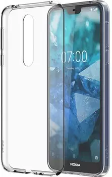 Чехол Nokia Чехол Nokia 7.1 Clear Case CC-170