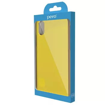 Чехол Pero для APPLE iPhone XR Liquid Silicone Yellow PCLS-0003-YW