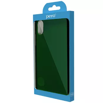 Чехол Pero для APPLE iPhone XS Max Liquid Silicone Dark Green PCLS-0004-NG