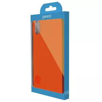 Чехол Pero для APPLE iPhone XS Max Liquid Silicone Orange PCLS-0004-OR