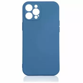 Чехол Red Line для iPhone 14 Pro, синий, с микрофиброй