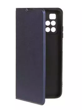 Чехол Red Line для Xiaomi Redmi 10 с застежкой на магнитах Blue УТ000026754