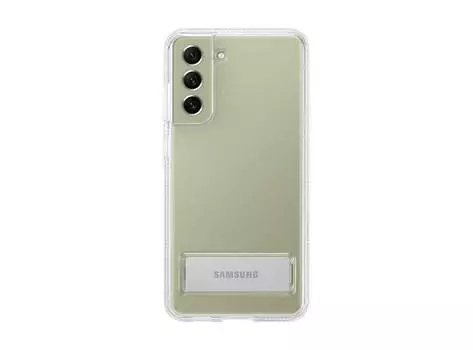 Чехол Samsung для Galaxy S21 FE, Clear Standing Cover, Transparent (EF-JG990CTEGRU)