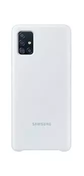 Чехол Samsung Galaxy A51 Silicone Cover белый (EF-PA515TWEGRU)