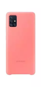 Чехол Samsung Galaxy A51 Silicone Cover розовый (EF-PA515TPEGRU)