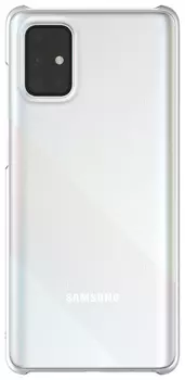 Чехол Samsung Galaxy A71 WITS Premium Hard Case прозрачный (GP-FPA715WSATR)