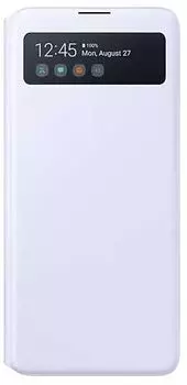 Чехол Samsung Galaxy Note 10 Lite S View Wallet Cover белый (EF-EN770PWEGRU)