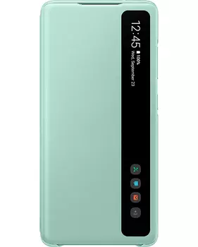 Чехол Samsung Galaxy S20 FE Smart Clear View Cover Mint EF-ZG780CMEGRU
