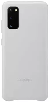 Чехол Samsung Galaxy S20 Leather Cover серебристый (EF-VG980LSEGRU)