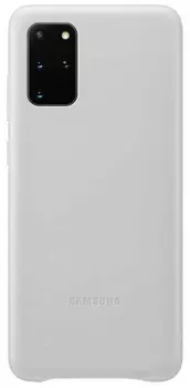 Чехол Samsung Galaxy S20+ Leather Cover серебристый (EF-VG985LSEGRU)