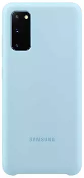 Чехол Samsung Galaxy S20 Silicone Cover голубой (EF-PG980TLEGRU)