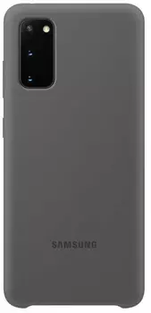 Чехол Samsung Galaxy S20 Silicone Cover серый (EF-PG980TJEGRU)