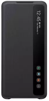 Чехол Samsung Galaxy S20+ Smart Clear View Cover черный (EF-ZG985CBEGRU)