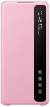 Чехол Samsung Galaxy S20+ Smart Clear View Cover розовый (EF-ZG985CPEGRU)