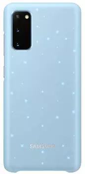 Чехол Samsung Galaxy S20 Smart LED Cover голубой (EF-KG980CLEGRU)