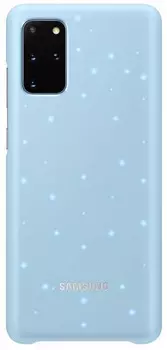 Чехол Samsung Galaxy S20+ Smart LED Cover голубой (EF-KG985CLEGRU)