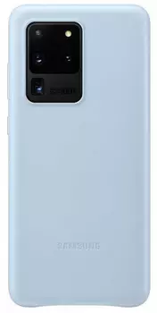 Чехол Samsung Galaxy S20 Ultra Leather Cover голубой (EF-VG988LLEGRU)