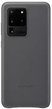 Чехол Samsung Galaxy S20 Ultra Leather Cover серый (EF-VG988LJEGRU)