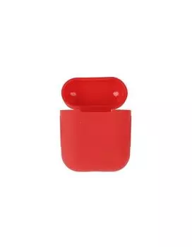 Чехол силиконовый MB mObility для зарядного кейса AirPods/AirPods2, красный