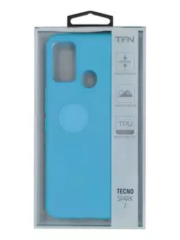Чехол TFN TCN Spark 7 TPU Candy blue