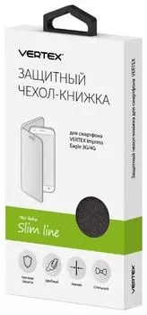 Чехол Vertex Eagle FlipCover black
