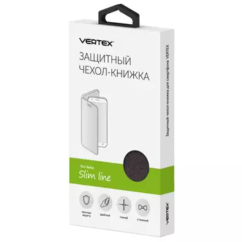 Чехол Vertex Vira FlipCover black