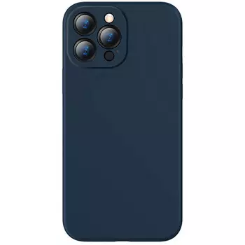 Чехол защитный Baseus Liquid Silica Gel Protective Case для iPhone 13 Pro Max, синий
