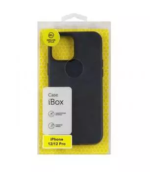 Чехол защитный Red Line для iPhone 12/12 Pro (6.1"), кожаный, темно-синий УТ000023889