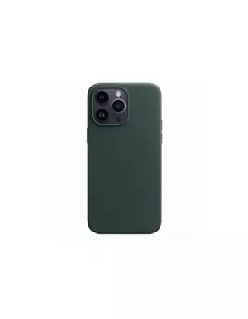 Чехол защитный Red Line для iPhone 14 Pro, для MagSafe, кожаный, оливковый