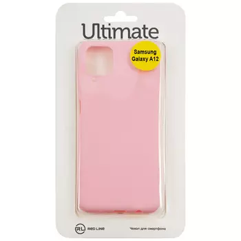 Чехол защитный Red Line Ultimate для Samsung Galaxy A12, розовый УТ000023605