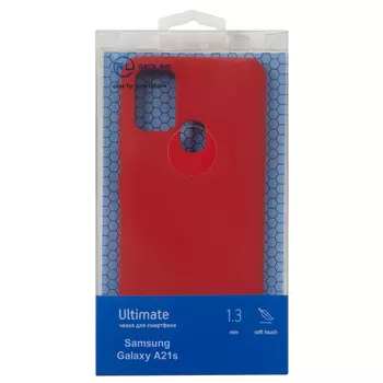 Чехол защитный Red Line Ultimate для Samsung Galaxy A21s, красный УТ000022374